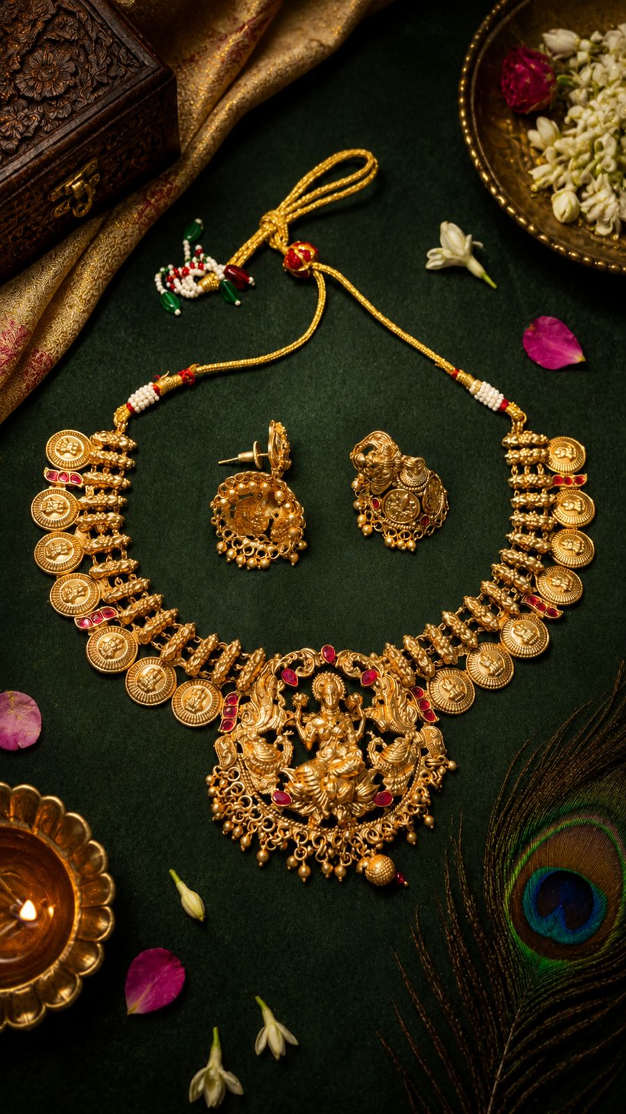 The Maharani Lakshmi Coin Temple Haar
