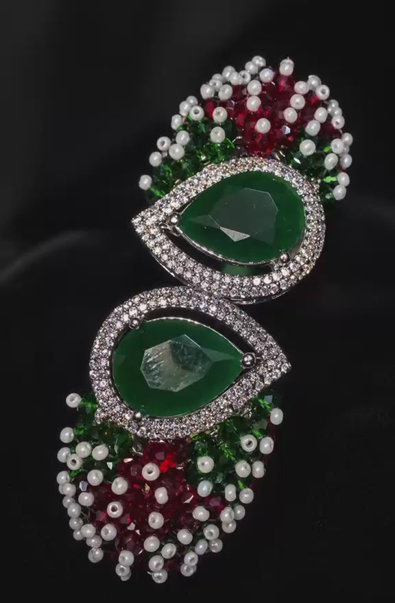 Noor-E-Raaj Emerald Royale Bracelet