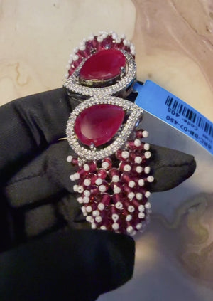 Ruby Royale Cascade Bracelet