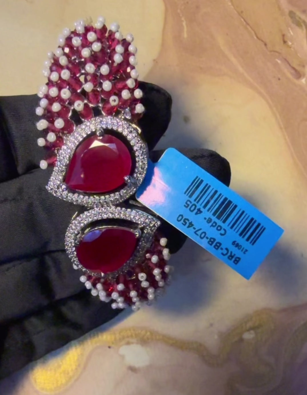 Ruby Royale Cascade Bracelet