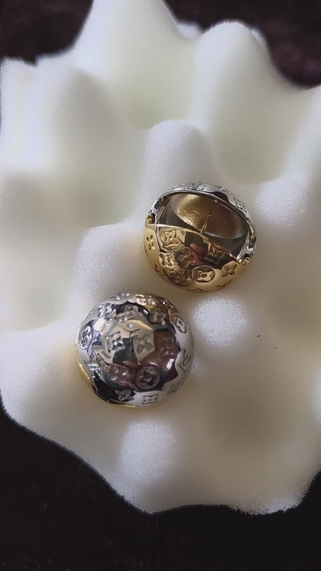 Premium LV Style Statement Studs