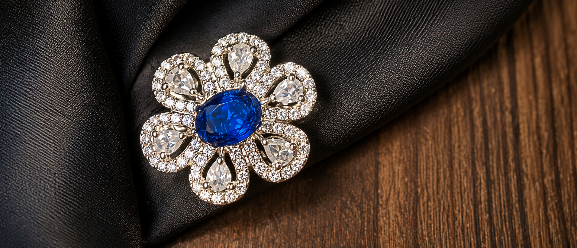 Royal Sapphire Bloom Ring