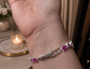 Royal Ruby Radiance Bracelet
Description