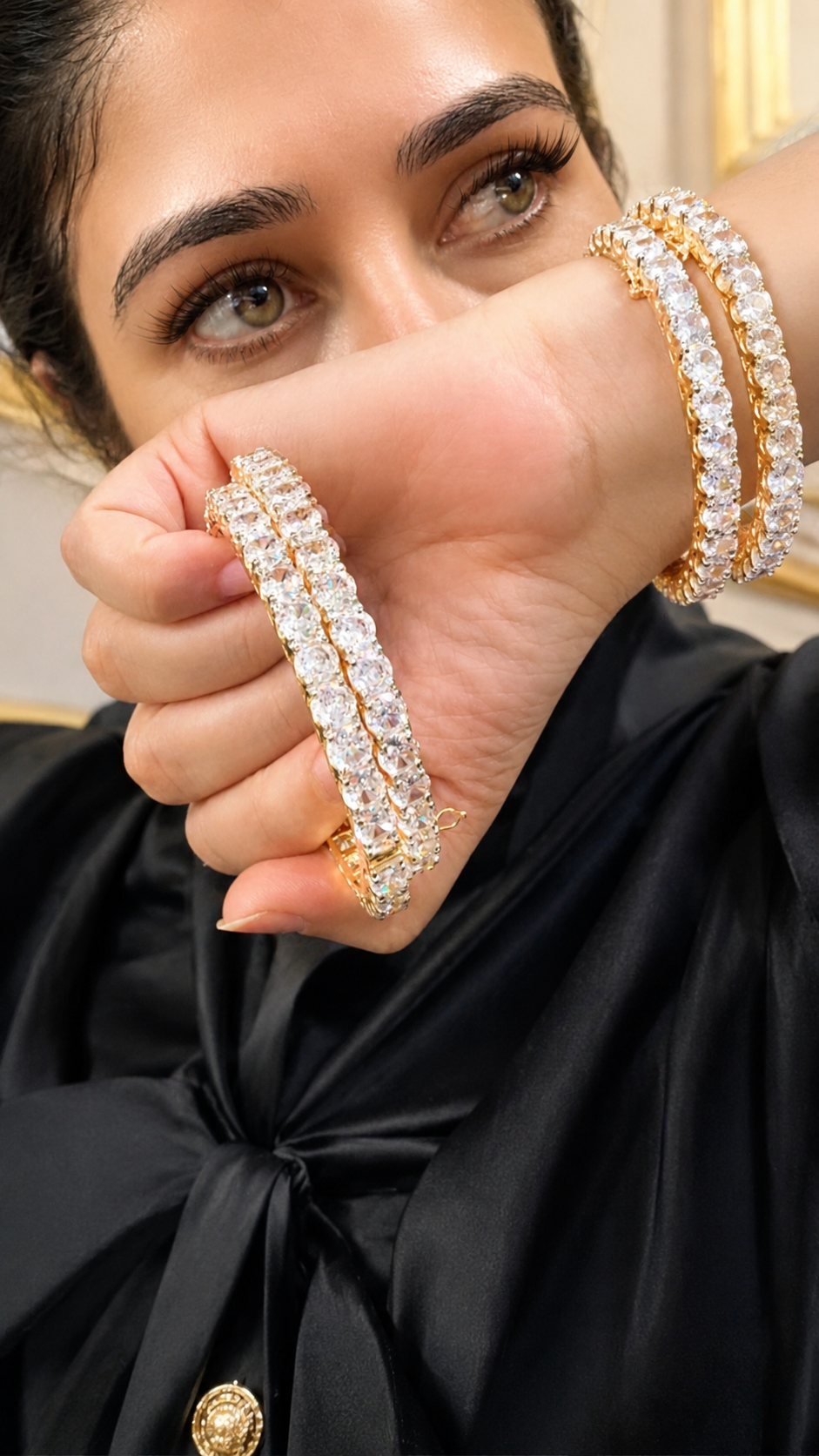 Luxe Diamond Tennis Bangles