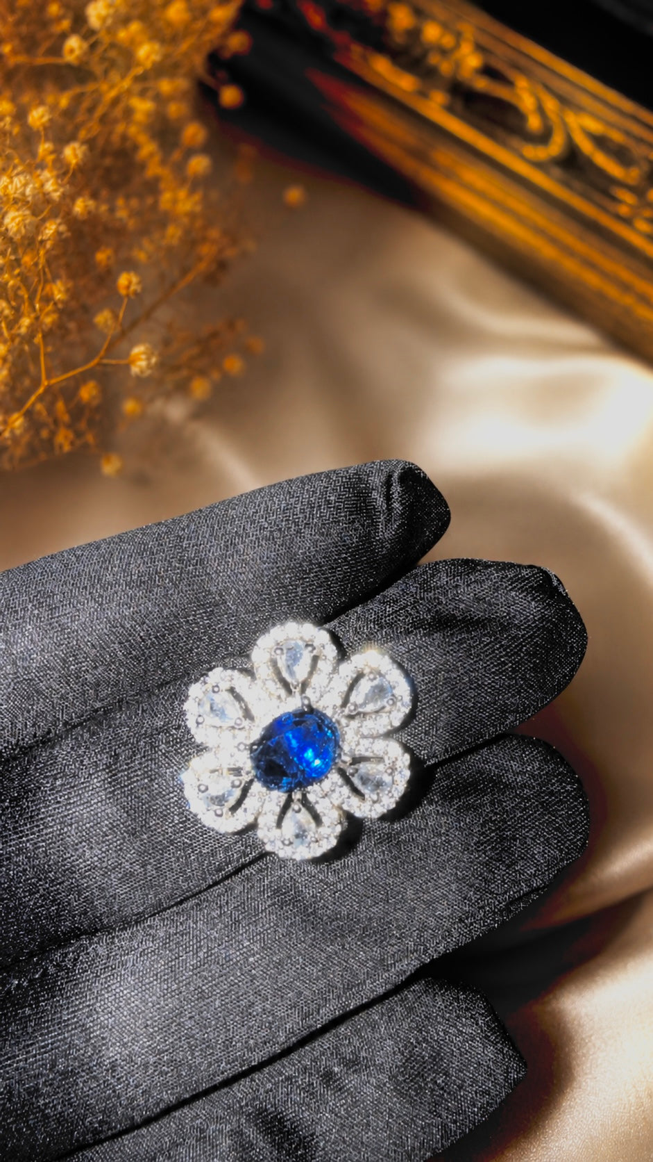 Royal Sapphire Bloom Ring