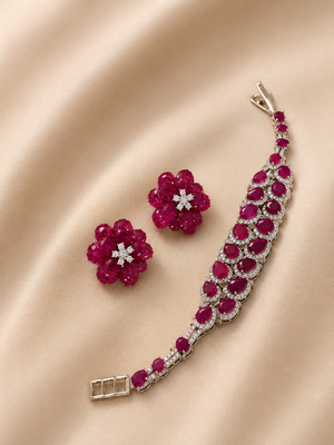 Royal Ruby Radiance Bracelet
Description