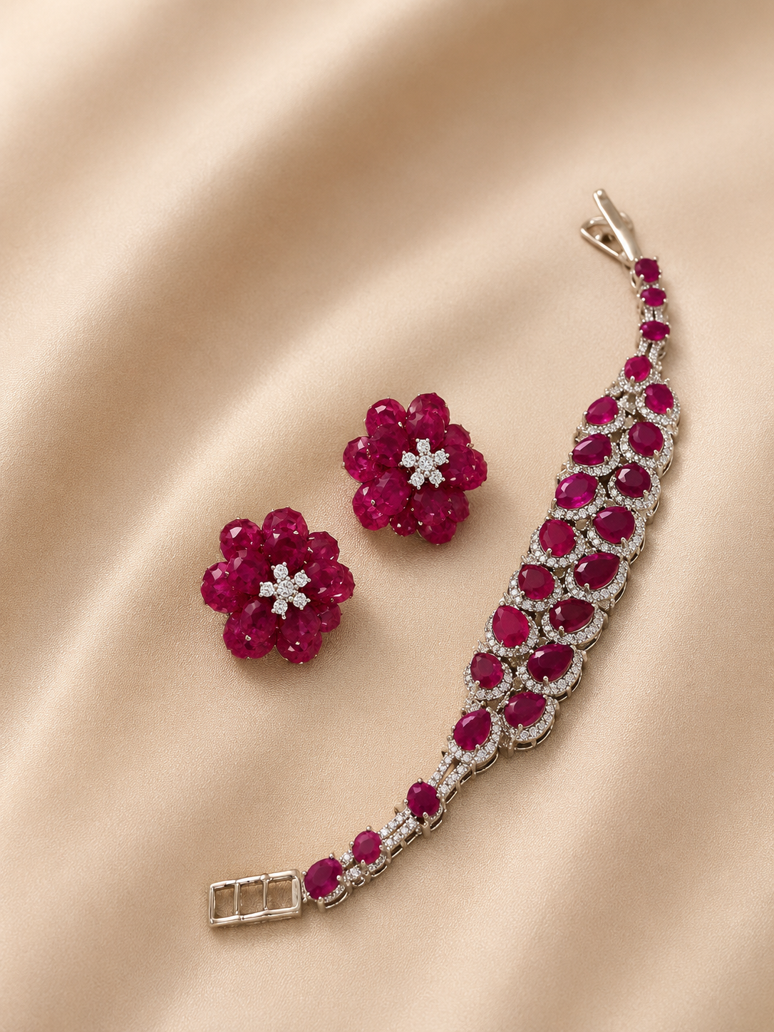 Royal Ruby Radiance Bracelet
Description