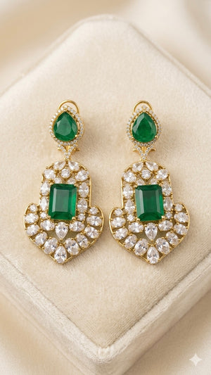 Maharani Emerald Royale Necklace Set
