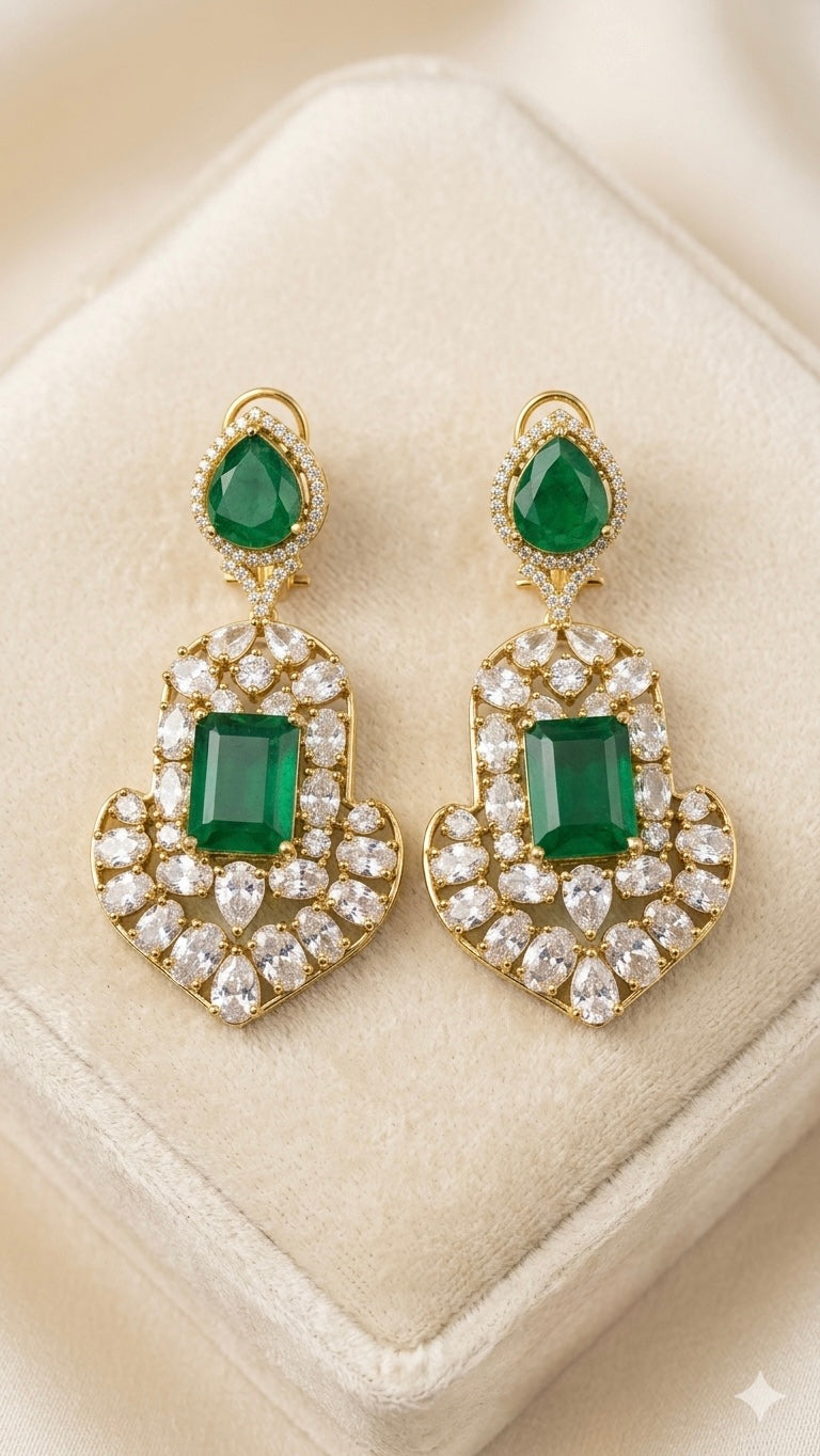 Maharani Emerald Royale Necklace Set