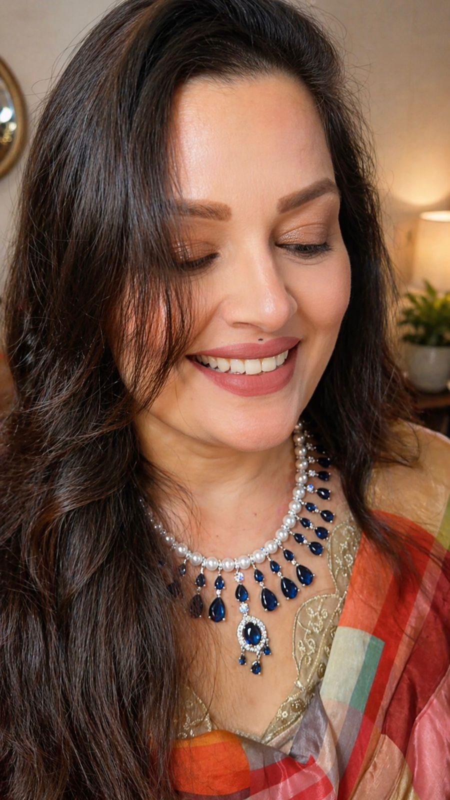 Emerald Royale Pearl Cascade Necklace Set