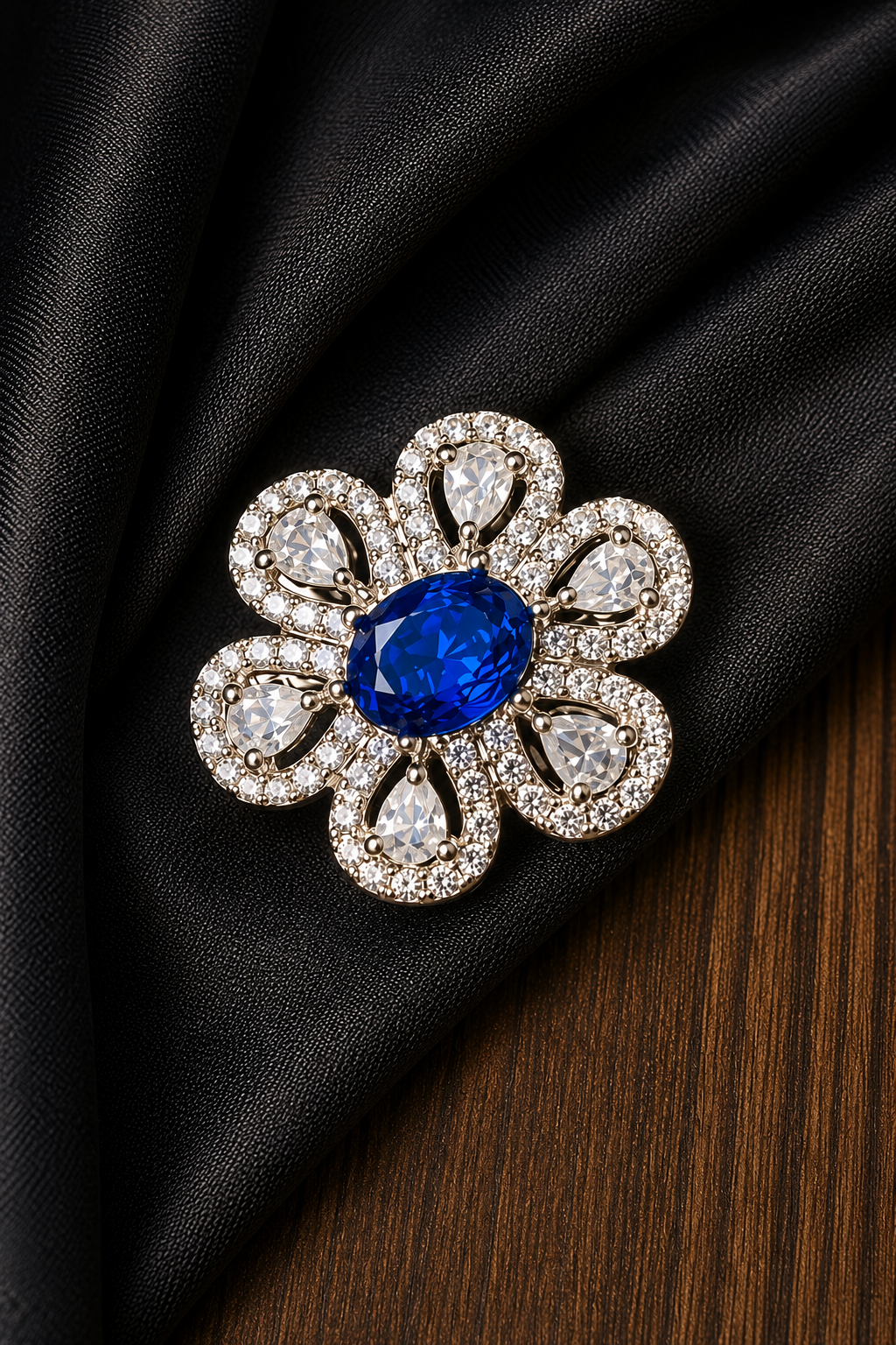 Royal Sapphire Bloom Ring