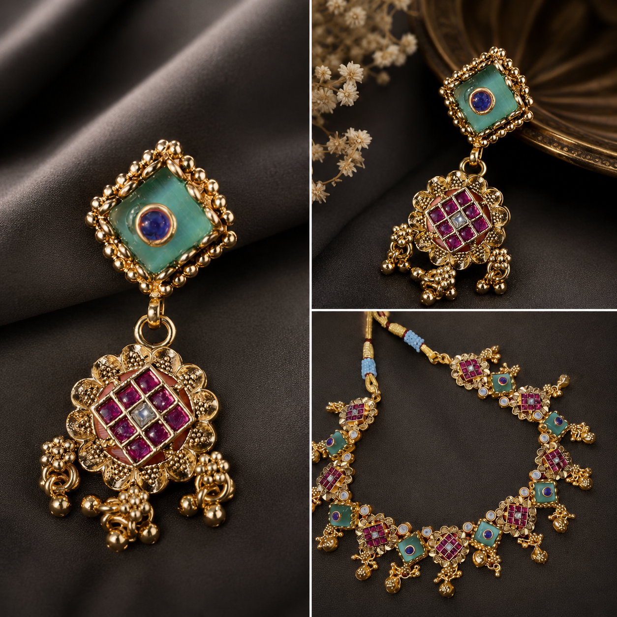 Noor-e-Virasat Necklace Set