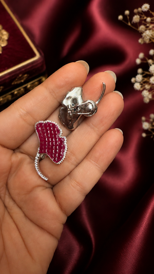 Maidenhair Ruby N Diamond tree leafs