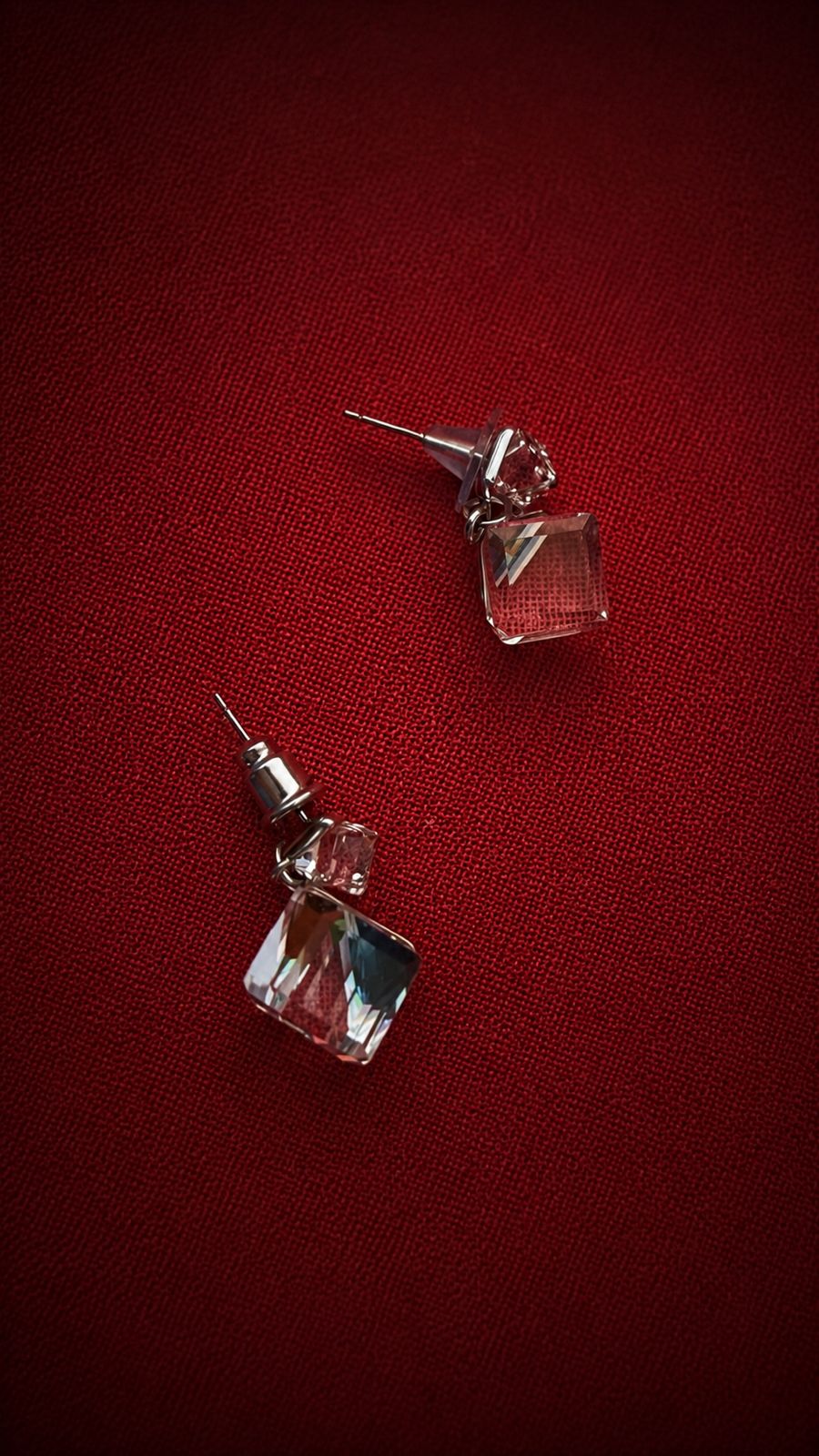 Midnight Prism Premium Crystal Earrings ✨
