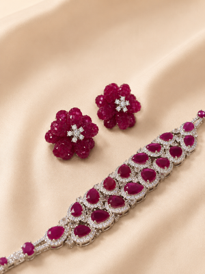 Royal Ruby Radiance Bracelet
Description