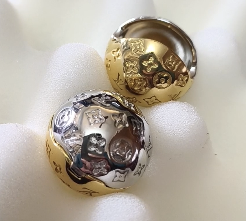 Premium LV Style Statement Studs