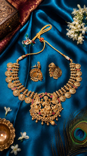 The Maharani Lakshmi Coin Temple Haar
