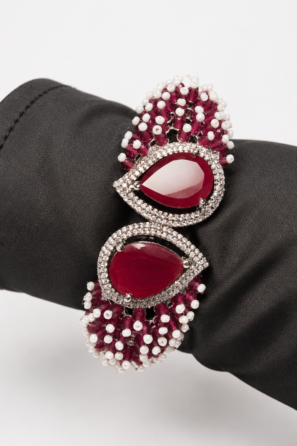 Ruby Royale Cascade Bracelet