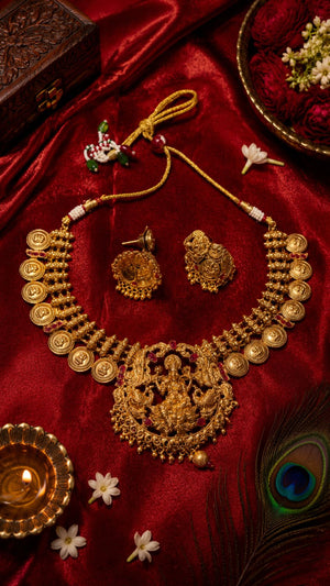 The Maharani Lakshmi Coin Temple Haar
