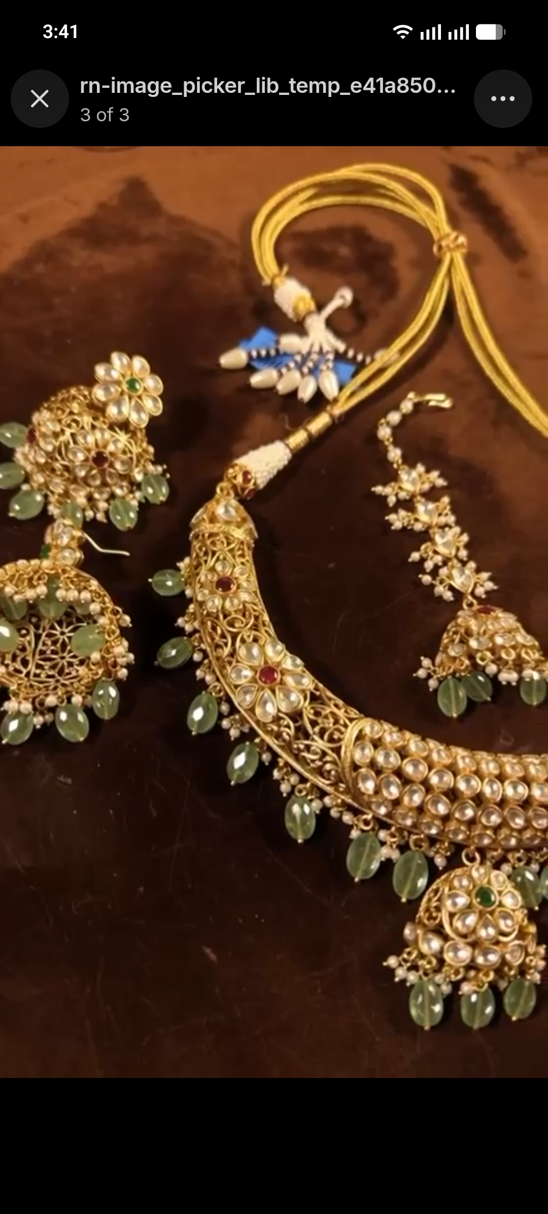 Virasat Royale Polki & Kundan Necklace Set